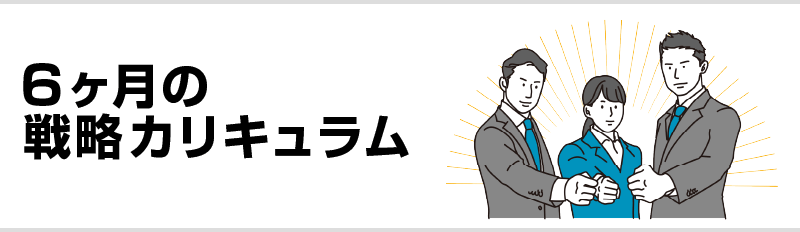 6ヶ月の戦略カリキュラム