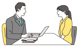 【1回目】営業リーダー(経営者・営業責任者)との面談、個々の営業マンとの個別面談